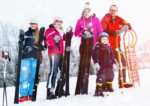 Family Skiing